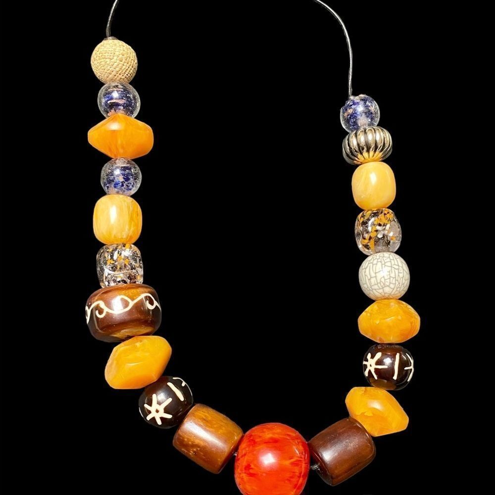 Large Mixed Bead Necklace